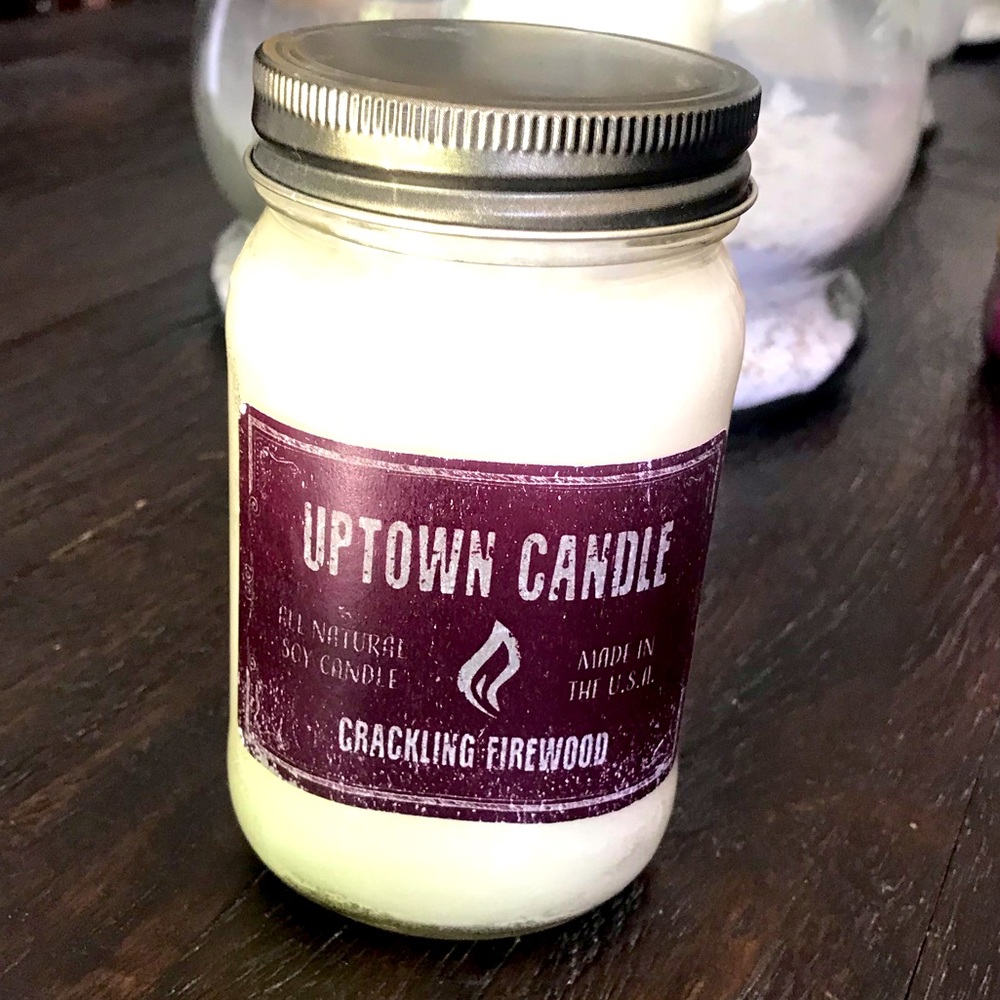 UPTOWN CANDLE “CRACKED FIREWOOD”🔥🧡❤️